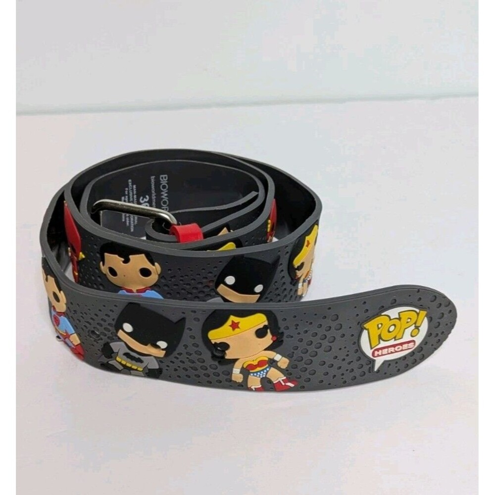 VTG Funko Pop DC Comics Heroes Rubber Belt Size 36 Bioworld Batman Chibi Rare